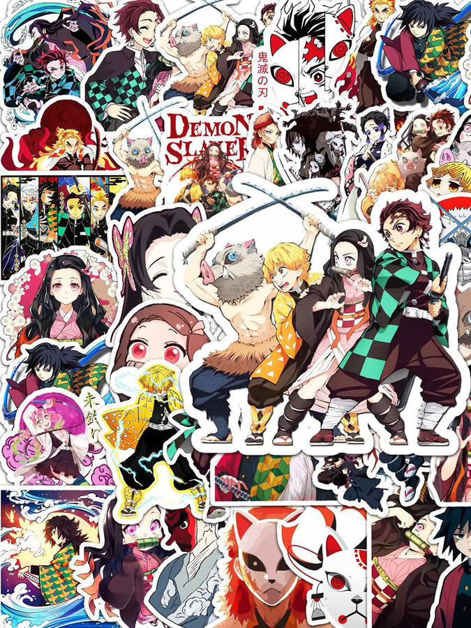 Bandai Demon Slayer Aufkleber, Set / Bundle, Bunt / Mehrfarbig - Bild 5