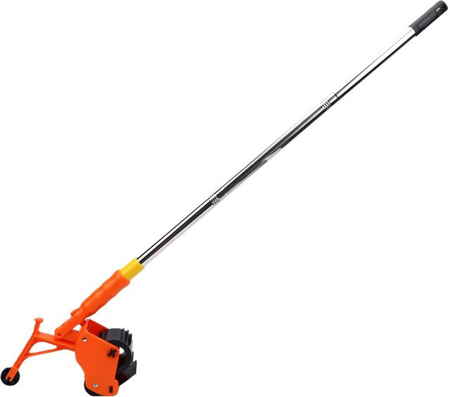 TOMTOP Bodenband-Applikator in Orange: Manueller Schiebebandroller mit verstellbarer Stange zur Markierung von Auffahrten und Gängen - Bild 1