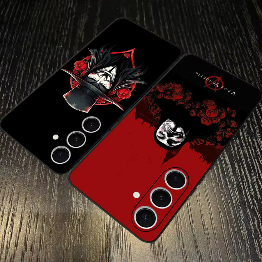 Handyhülle V für Vendetta Design für Samsung Galaxy S24 FE S25 Ultra S20 Lite S21 S22 S23 S24 5G Multicolor - Bild 5