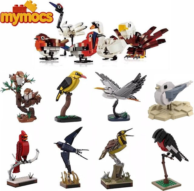 Mymocs Ideas MOC Tier-Modellbausätze Vogel, Bausteine Spielzeug - Bild 1