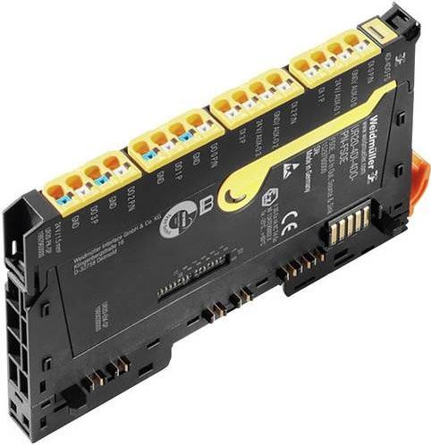 Weidmüller SPS-Erweiterungsmodul UR20-4DI-4DO-PN-FSOE-V2 2464580000 Schwarz 24 V/DC - Bild 1