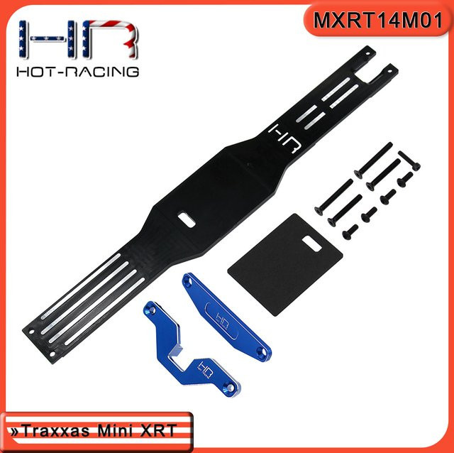Hot Racing Mini XRT Stoßdämpfer-Turm-Chassisstrebe, Zubehör, Metall, Schwarz - Bild 1