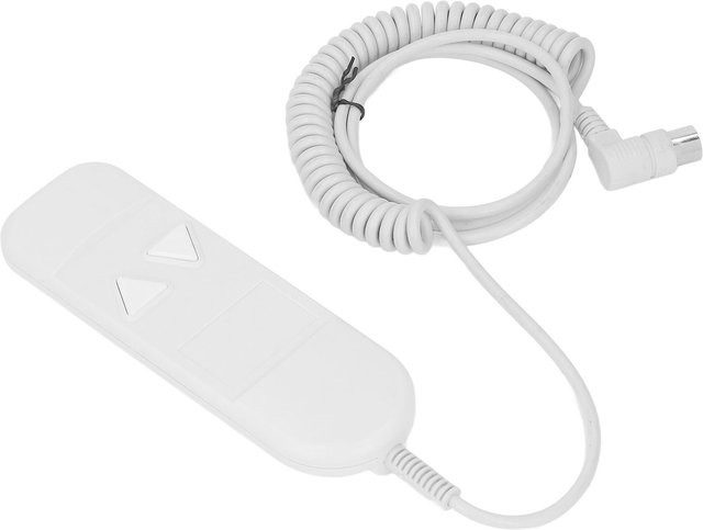 VGEBY Handfernbedienung mit 2 Drucktasten und 8-poligem Stecker aus weißem ABS-Kunststoff für elektrische Liftsessel und Hebesysteme - Bild 1