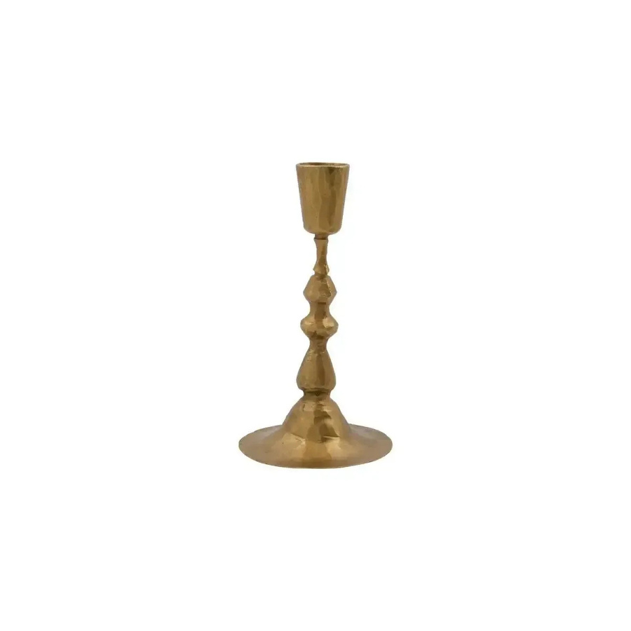 House Doctor Kerzenhalter Don in Antik Gold aus Eisen, Höhe: 16 cm - Bild 1