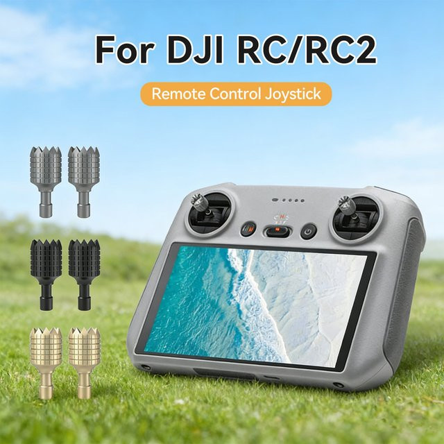 DJI Ersatz-Joystick für RC-N1, RC-N2, RC-N3, RC, RC 2 und RC Pro, rutschfestes Präzisionssteuerungs-Upgrade in Pilzform/konkav - Bild 1