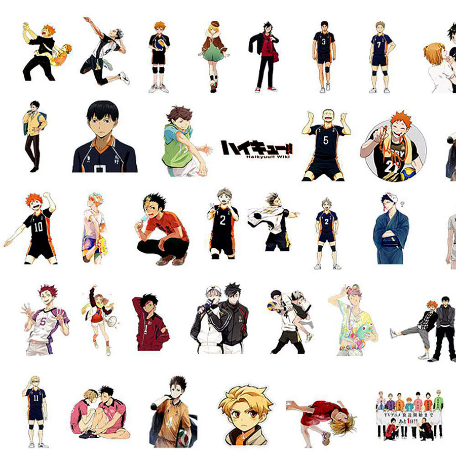 Bandai Haikyuu Anime-Aufkleber, Charaktermodell, 1-teiliges Set - Bild 3