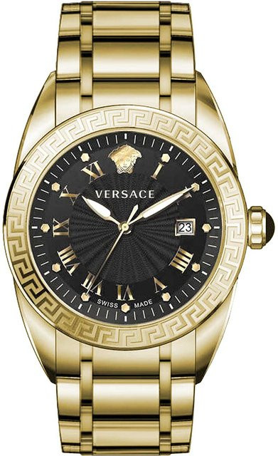 Versace Herrenuhr, Quarz, Edelstahl, 42 mm, Grau, 5 ATM - Bild 1