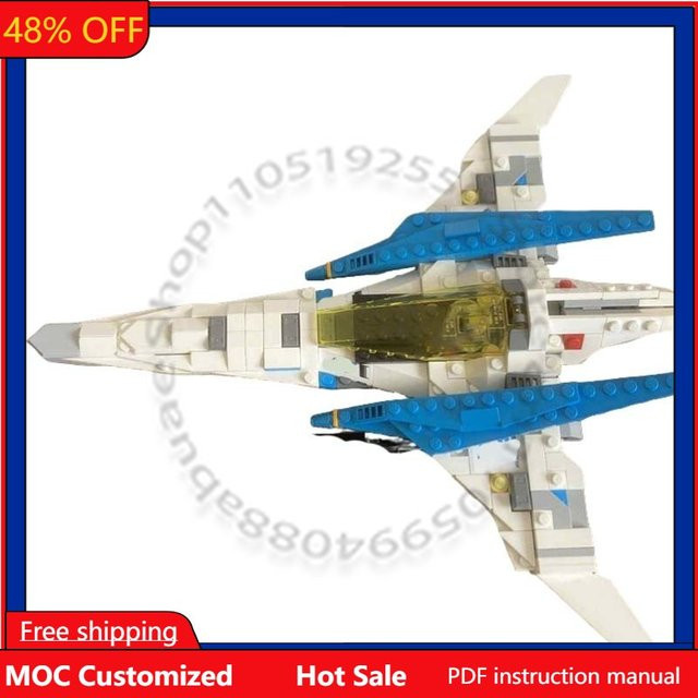 Star Battle Fox Arwing Minifiguren-Set, 352-teiliges Set, Weltraum - Bild 1