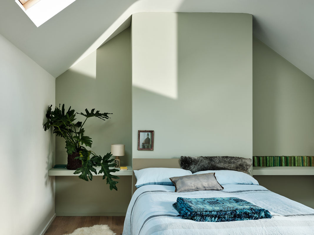 Farrow & Ball Modern Emulsion Wandfarbe Mizzle 266 Grün 5 l - Bild 2