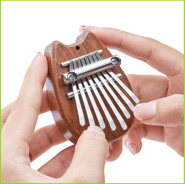 YOUYAN Mini Kalimba 8-Tasten Daumenklavier, 1 Stück - Bild 1