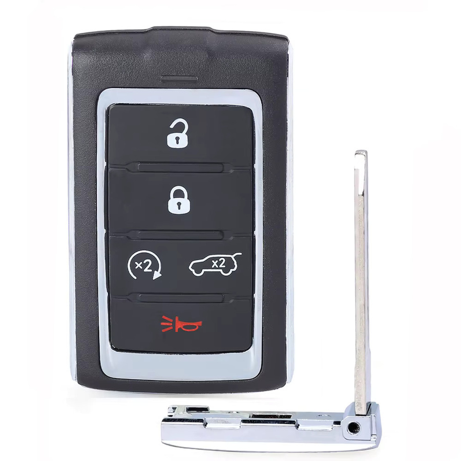 DIYKEY M3NWXF0B1 Fernbedienung Auto Schlüsselanhänger in Schwarz für Jeep Grand Wagoneer Cherokee L 2021-2024 68377534AB - Bild 3