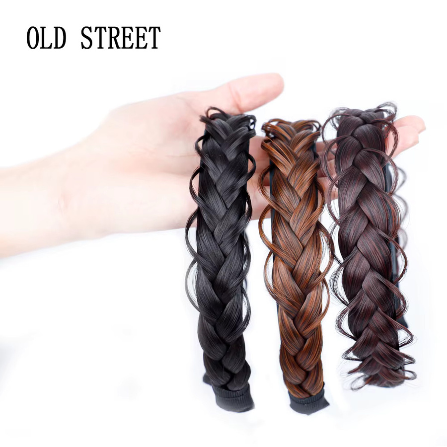 OLD STREET Twist Braid Perücke mit Stirnband, Damen - Bild 2