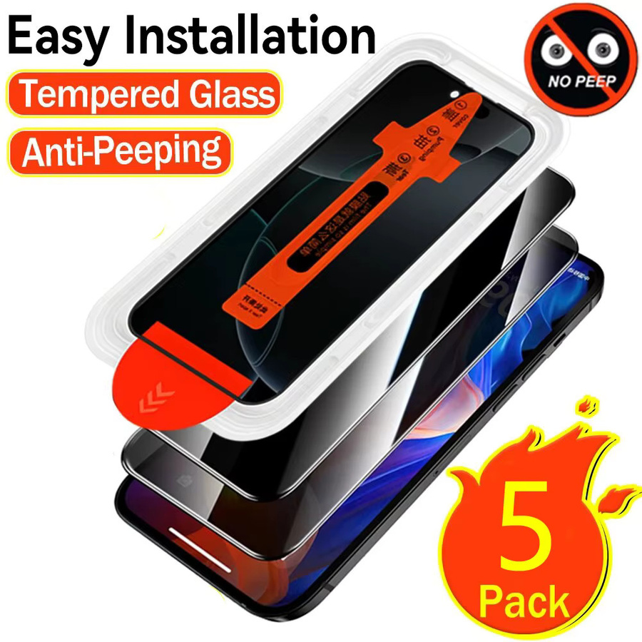Anti-Spionage Sichtschutz Bildschirmschutz aus gehärtetem Glas für Honor 600E 50 200 600 Lite 90 400 500 Smart 70 Pro Plus in Transparent - Bild 2