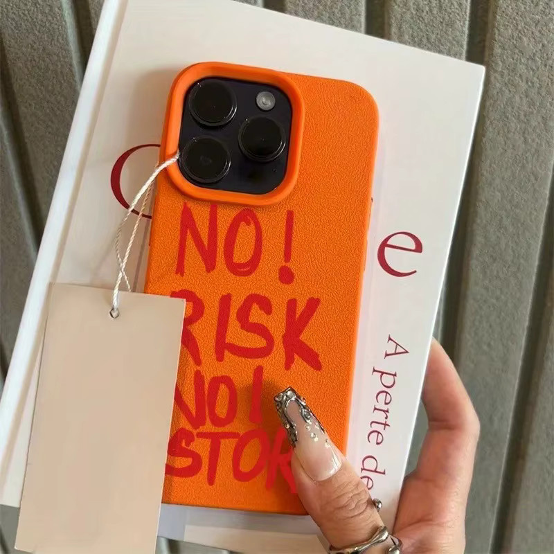 Stoßfeste Schutzhülle für iPhone 17 Pro Max, iPhone 16, 15, 14, 13, 12, 11 Pro Max, XS, X, XR, 16E in Orange - Bild 2