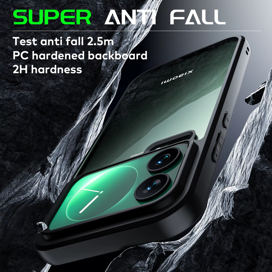 Stoßfeste transparente Hülle mit Linsenschutz für Xiaomi 14, 15 Pro, 15 Pro Max und 15 Ultra - Bild 4