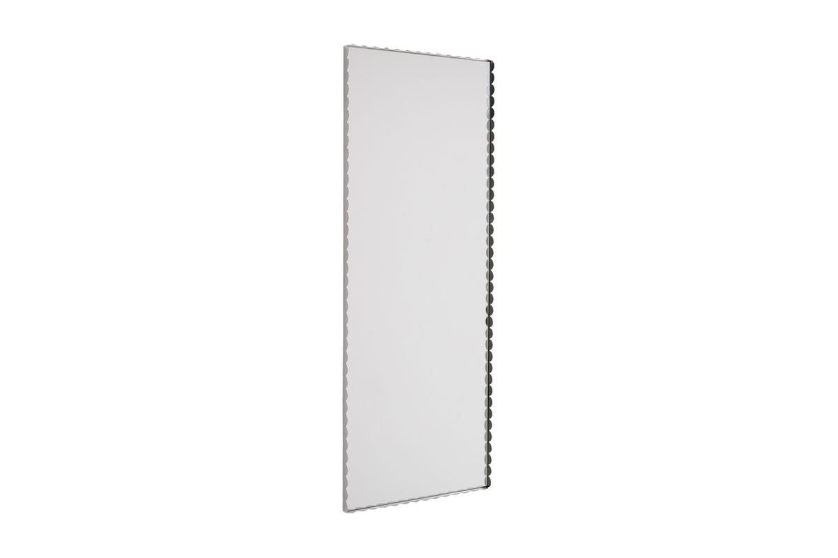 HAY Arcs Spiegel rechteckig aus Metall und Glas in Silber - Bild 1