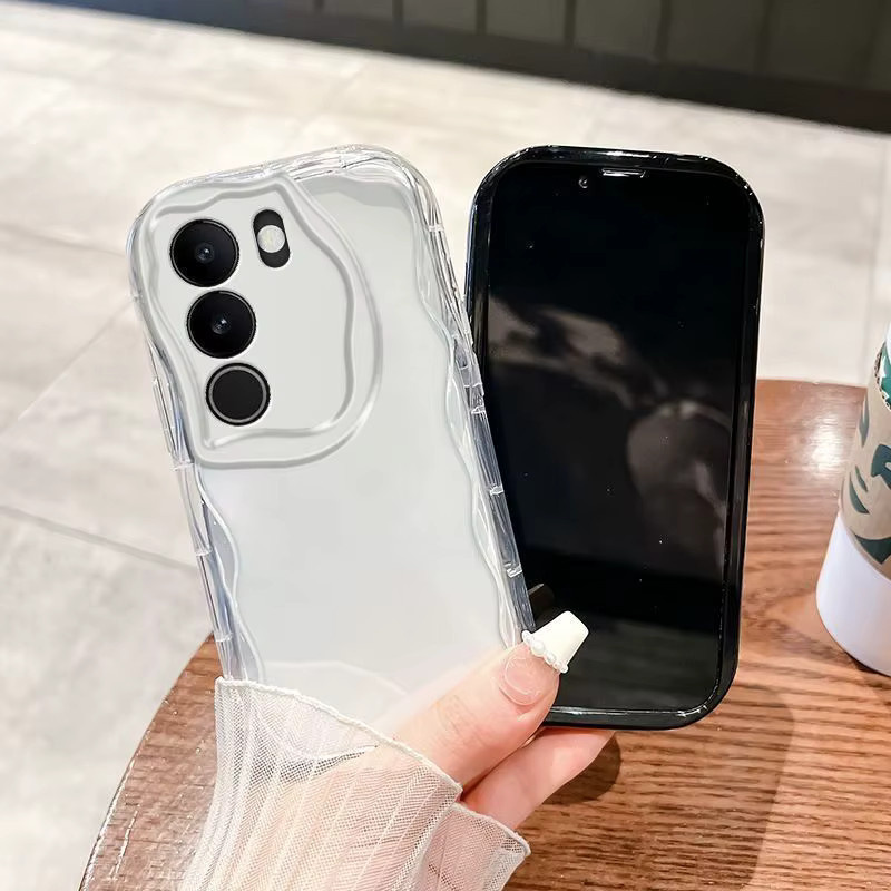 Transparente TPU Wellen-Softcase Schutzhülle für Realme C75, C75X, C73 und Realme Narzo 80 Lite 5G - Bild 3