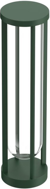 Flos In Vitro Bollard Pollerleuchte aus Aluminium und Glas in Grün mit dimmbarer LED - Bild 1