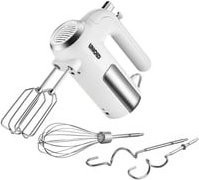 Unold 78710 Handmixer 3 in 1 mit 450W in Weiß und Silber aus Edelstahl und Kunststoff - Bild 1