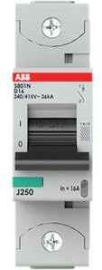 ABB S801N-D16 Leitungsschutzschalter 16A 230V Grau - Bild 1