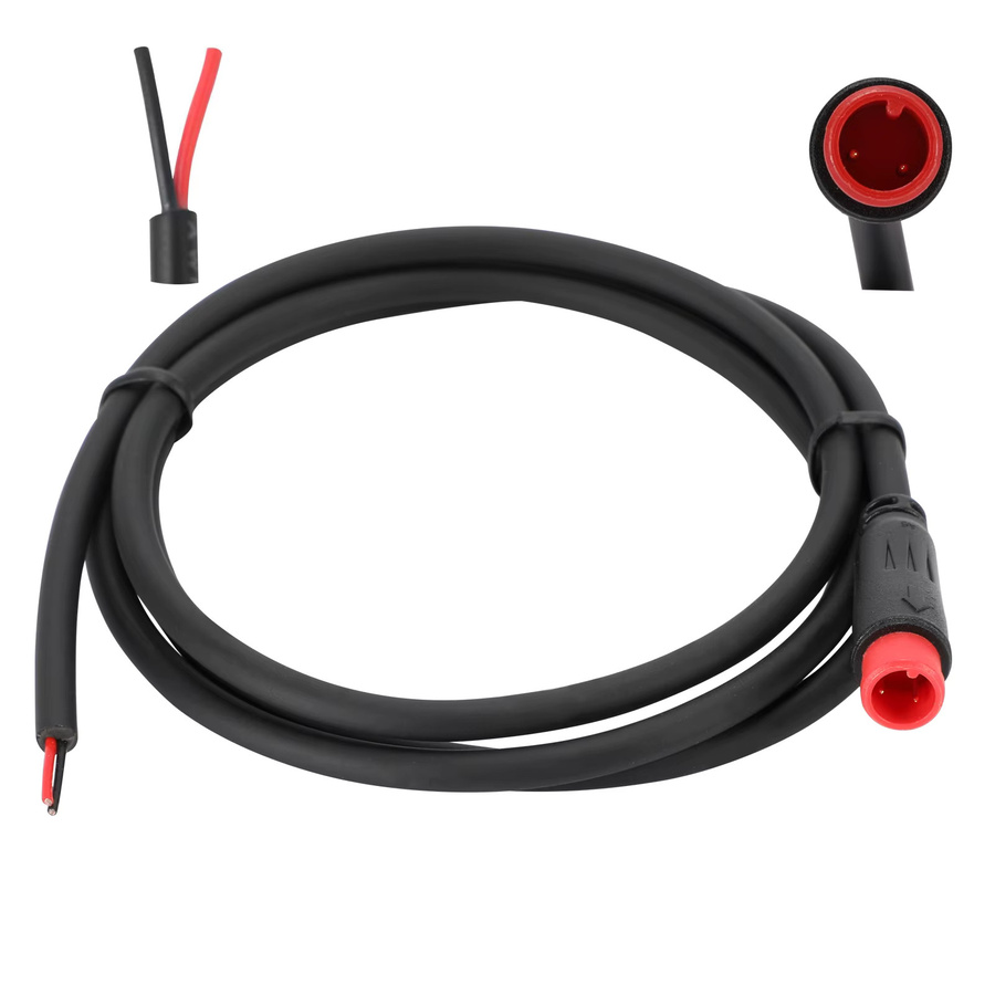 E-Bike-Verlängerungskabel in Schwarz für Motor, Bremsen, Getriebesensor, Display, Controller und Gas mit 2 bis 9 Pins - Bild 3