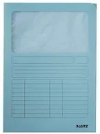 Leitz Sichtmappe A4 blau transparent, 100 Stück - Bild 1