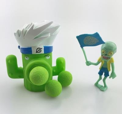 Yiran toy 1 Plants vs Zombies Erbsenschießer Actionfigur PVC - Bild 1