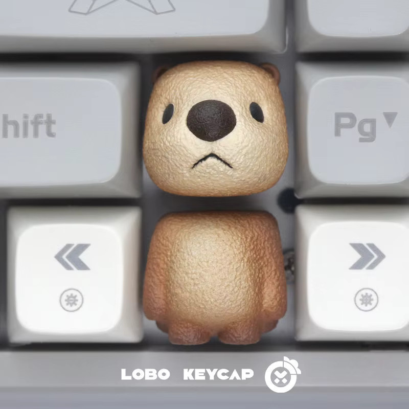 TOPTOY Party Tiere Harz Tastenkappen für mechanische Tastaturen, personalisierte Up und Down Pfeiltasten, niedliche Tastatur Dekoration als Geschenk - Bild 2