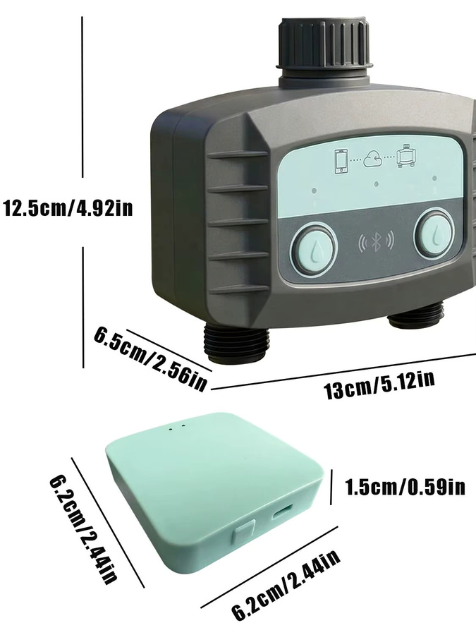 JIHUAN Tuya Smart Gartenbewässerungstimer mit WLAN für automatische Tropfbewässerung und App-Steuerung - Bild 6