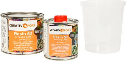 CREATIVePOXY Design-Gießharz transparent, 500 g - Bild 1