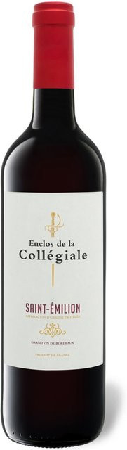 Enclos de la Collégiale Grand Vin de Bordeaux AOP St-Émilion Rotwein trocken 2022 0,75 l - Bild 1