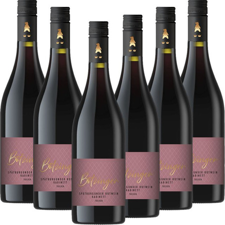 Der Bötzinger Spätburgunder Kabinett trocken 2022 Rotwein 6 x 0,75 l