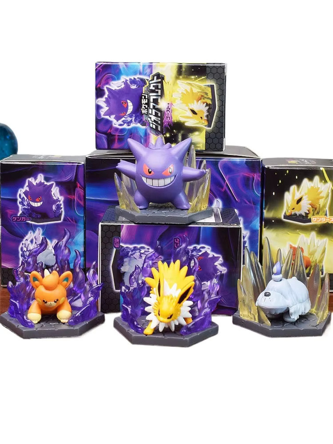 Bandai Pokémon Gengar Actionfiguren, 4-teiliges Set - Bild 3