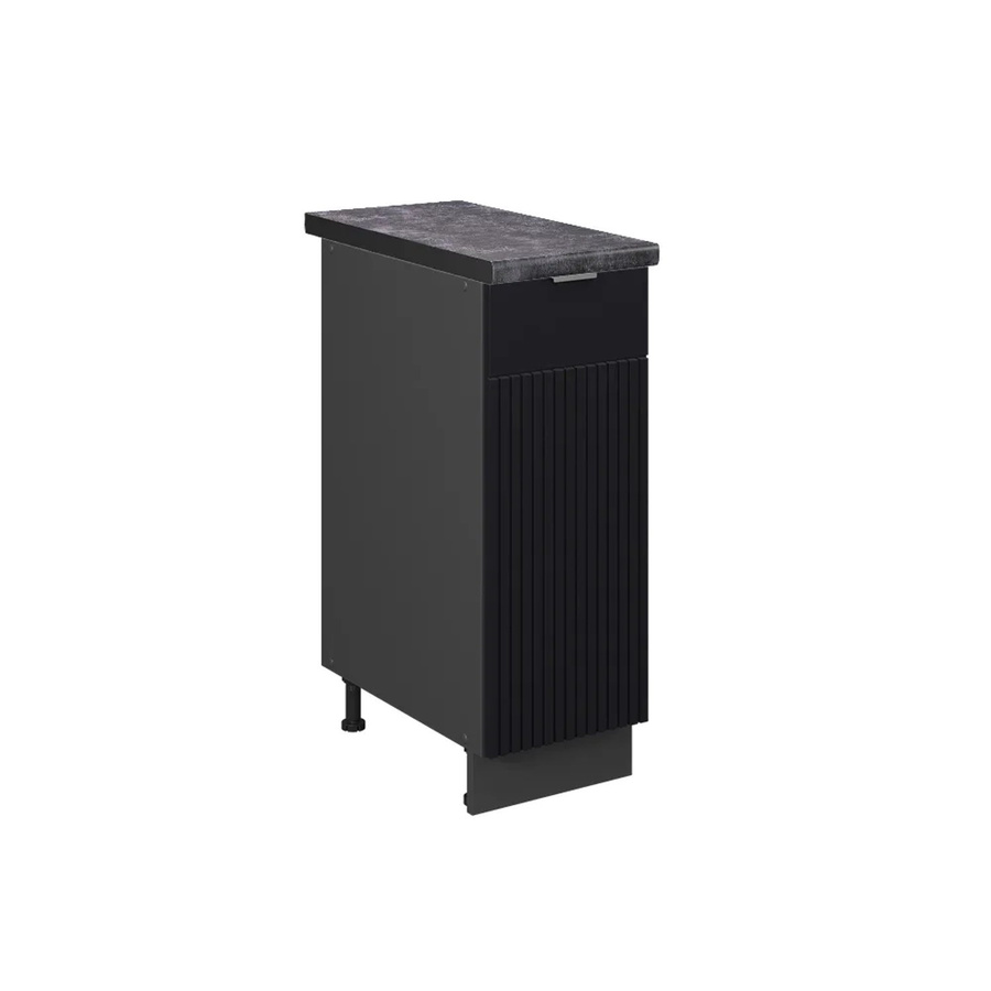 Vicco Apothekerschrank Fame-Line Anthrazit Schwarz Gestreift B: 30 cm, H: 60 cm, T: 20,53 cm - Bild 2