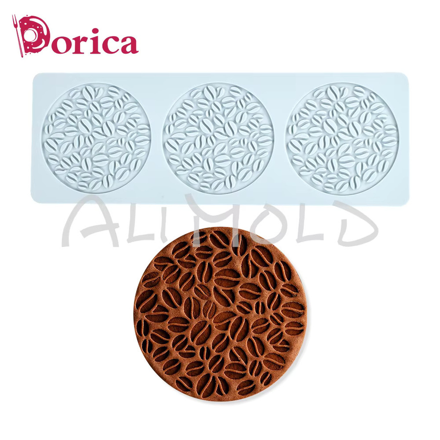 Dorica Silikon Backmatte Weiß für Französische Desserts und Schokoladen-Dekorationen - Bild 2