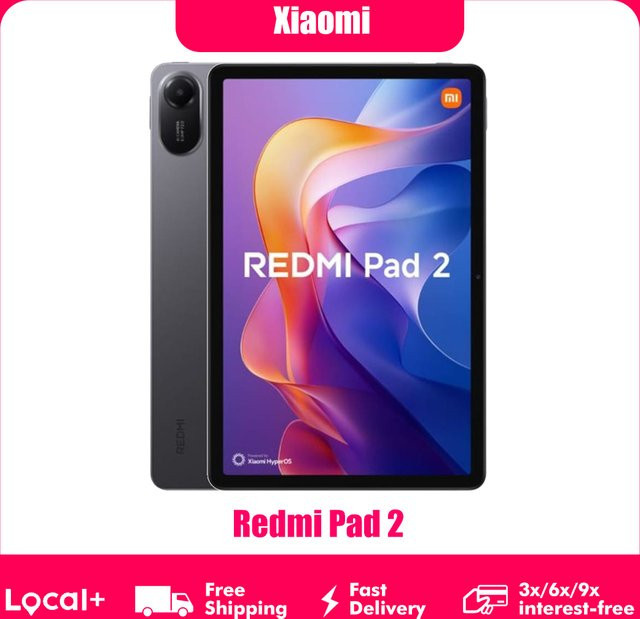 Xiaomi Redmi Pad 2 Tablet mit 11 Zoll 2.5K Display, WLAN, 128 GB Speicher, Grau - Bild 1