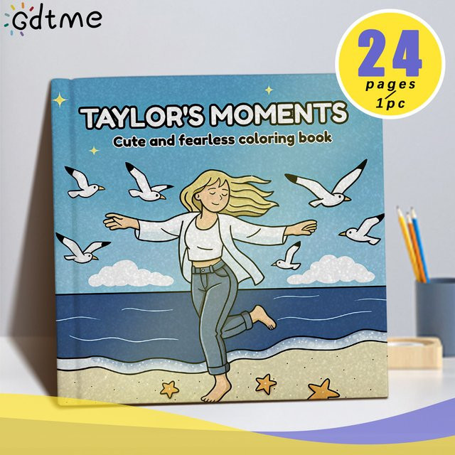 Taylor's Moments Malbuch für Erwachsene: Niedliches und furchtloses Anti-Angst-Malbuch in Multicolor zum Entspannen und Gestalten - Bild 1