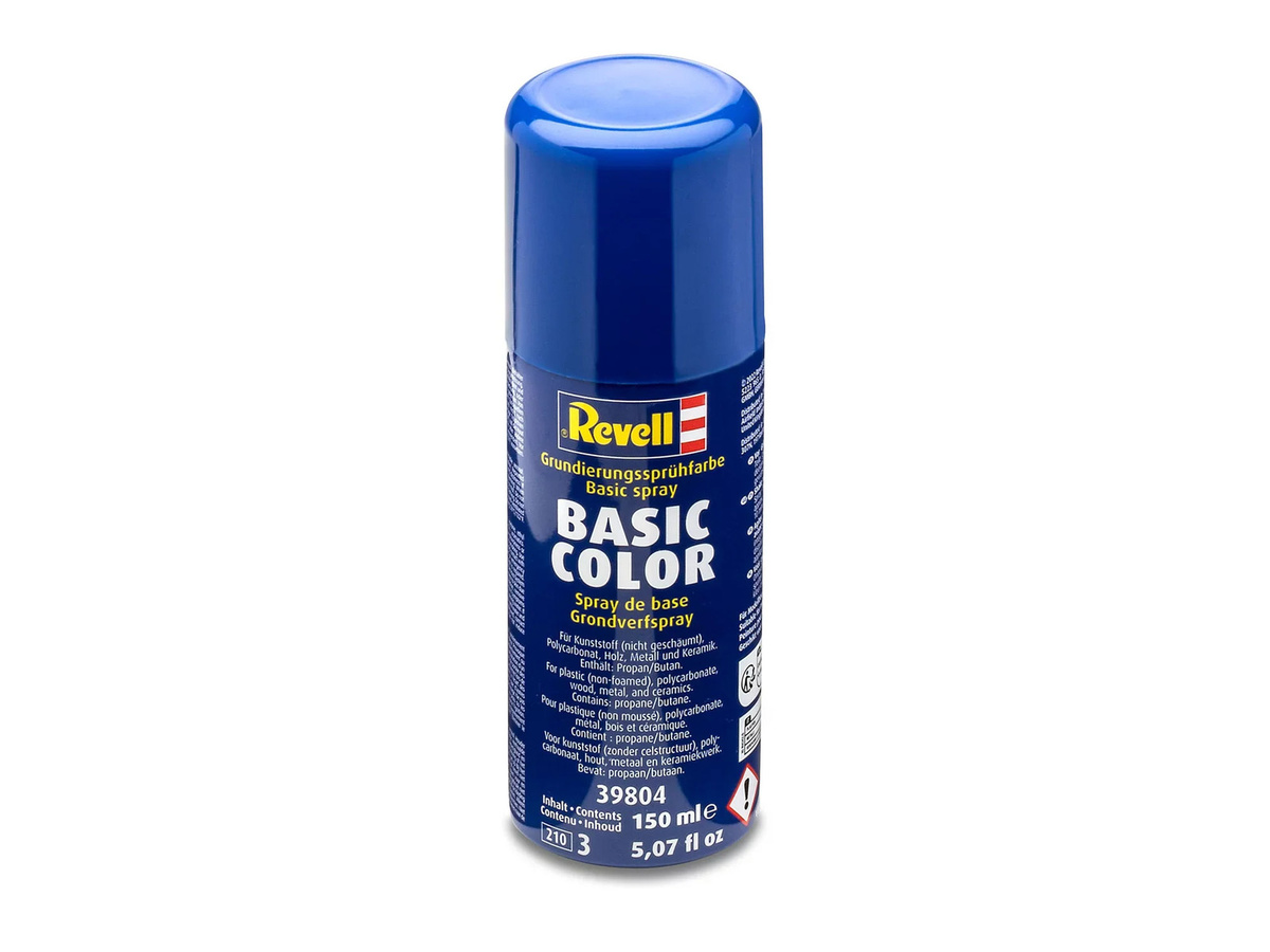 Revell Basic Color Spray Primer, Modellbau-Grundierung Spraydose, Weiß, Grau, Blau, Zubehör - Bild 3