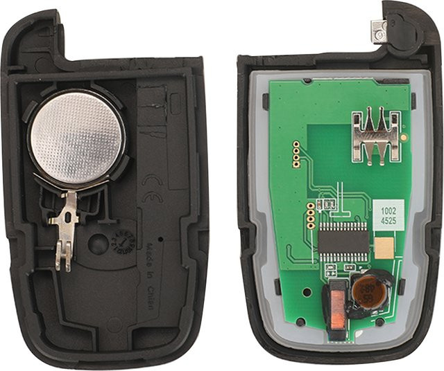 JYQ Remote Key 433MHz ID46 Ersatzschlüssel mit 4 Tasten für Kia und Hyundai in Schwarz - Bild 1