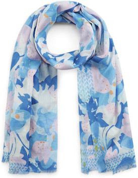 Codello Schal Organic Cotton, Flowers, Unisex, 100x180cm - Bild 1