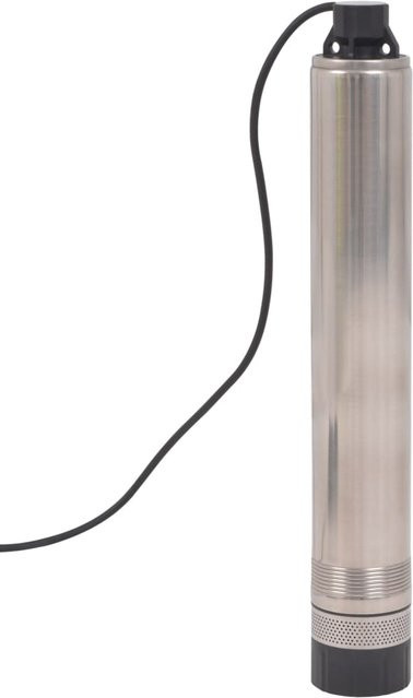 VD Home Furnishing Tiefbrunnenpumpe aus Edelstahl in Silber und Schwarz mit 900 W und 60 m Förderhöhe - Bild 1