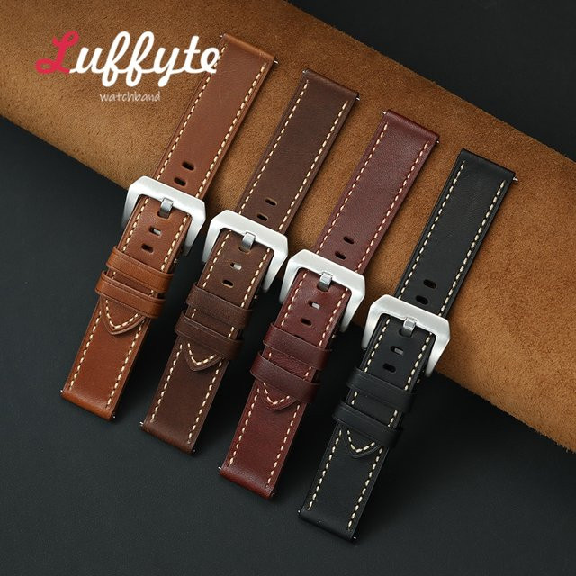 Luffyte Uhrenarmband Wachsleder, Herren, Leder - Bild 1