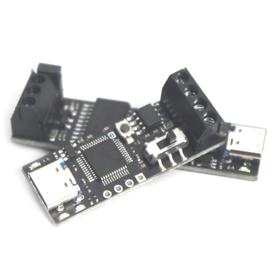 CANable Pro USB zu CAN Bus Debugging Tool Konverter Adapter von DykbRadio in Schwarz mit USB-C Anschluss zur Unterstützung von Python-CAN und Cangaroo Software - Bild 2
