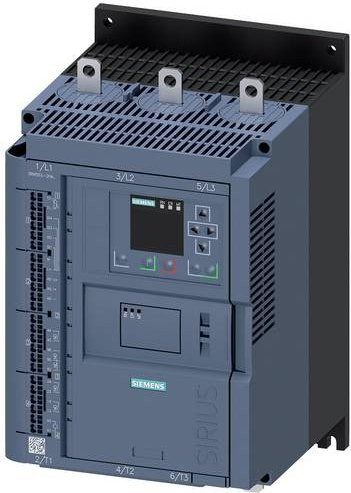 Siemens Sanftstarter 3RW5534-2HA14 in Grau, Motorleistung 55kW bei 400V und 30kW bei 230V, Nennstrom 113A - Bild 1