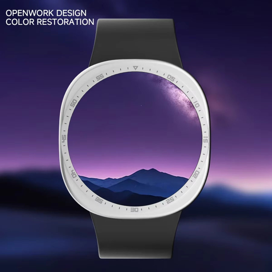 CHIICSMART Schutzhülle für Samsung Galaxy Uhr 8, Kunststoff, Silber - Bild 5