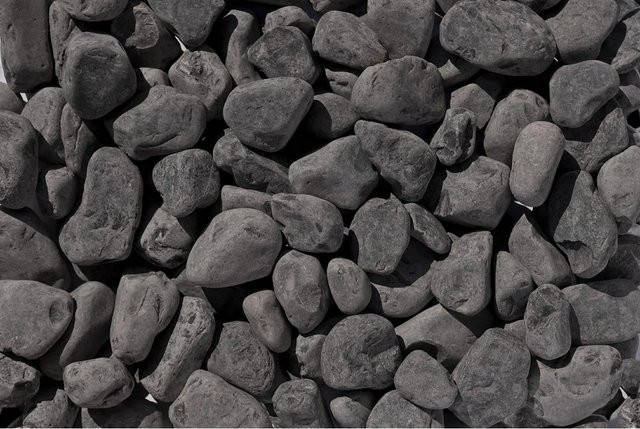 Marmorzierkiesel Ebano-Schwarz von Scherf, Körnung 25 - 40 mm, 1000 kg Big-Bag - Bild 1