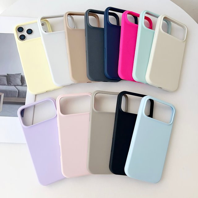 Apple Flüssigsilikon Hülle mit MagSafe für iPhone 17 Air, 16, 15, 14, 13 Pro Max in Blau - Bild 1