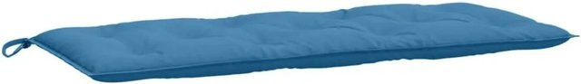 vidaXL Gartenbank-Auflage Melange Blau aus Polyester, B/T/H: 120 x 50 x 7 cm - Bild 1