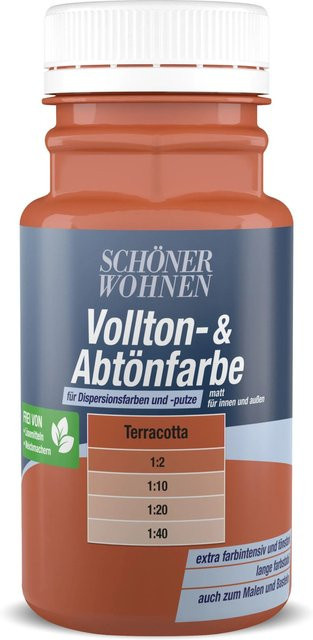 Schöner Wohnen Voll- und Abtönfarbe Terrakotta Orange Matt 0,125 l - Bild 1