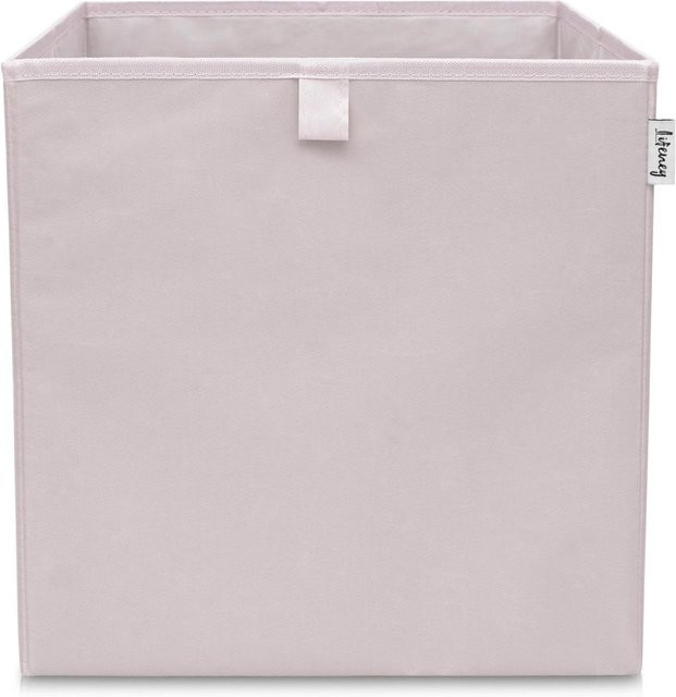 Lifeney Aufbewahrungsbox aus Stoff, grau, B/T/H: 33 x 33 x 33 cm - Bild 1